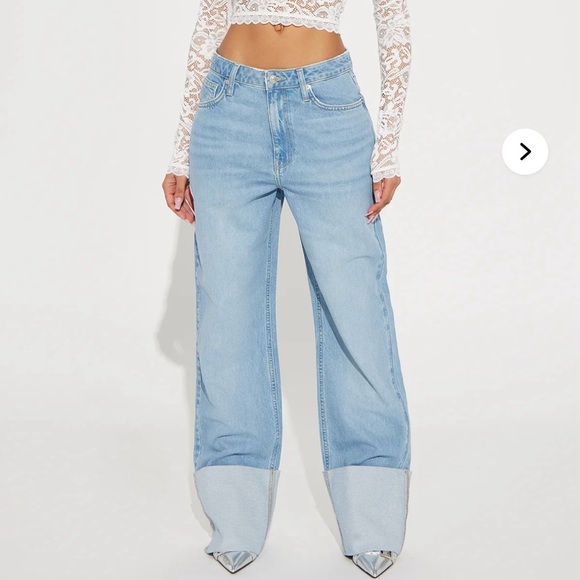 Fashion Nova Light Blue Denim Jeans - Picture 1 of 4